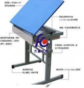 FC-ZTZ-6型全鋼結(jié)構(gòu)繪圖桌(可折疊式)